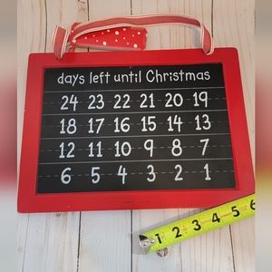 Hallmark Dear Santa chalkboard and Christmas countdown tracker